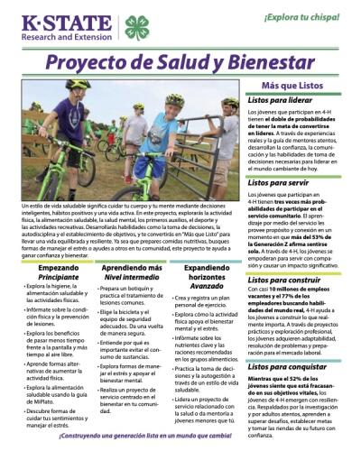 Spanish: 4-H Health and Wellness Project