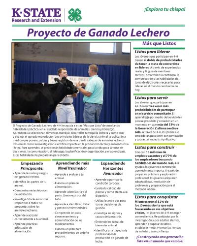 Spanish: 4-H Dairy Cattle Project