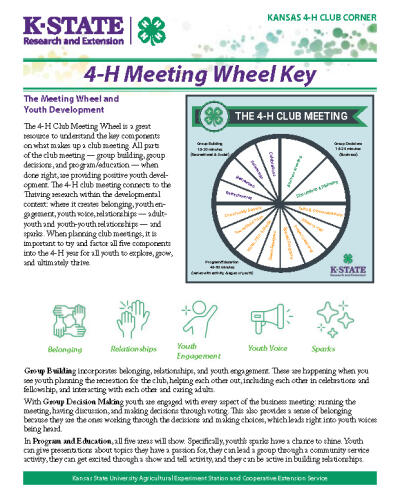 4-H Meeting Wheel Key