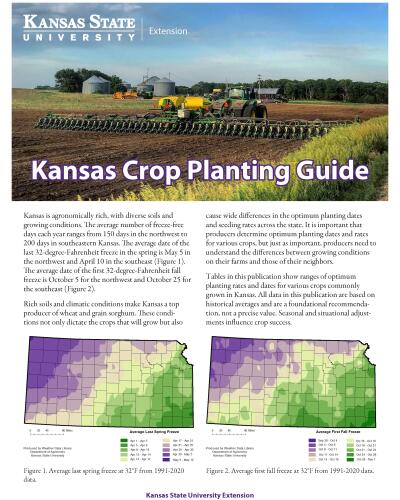 Kansas Crop Planting Guide