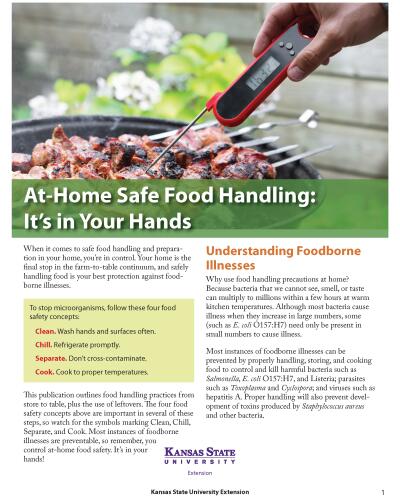 At-Home Safe Food Handling: It's in Your Hands