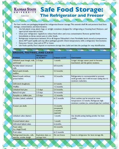 Safe Food Storage: The Refrigerator and Freezer