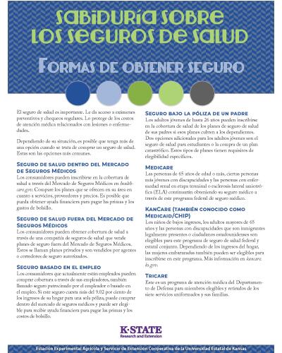 Spanish: Health Insurance Smarts: Ways To Get Health Insurance