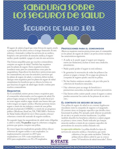 Spanish: Health Insurance 101