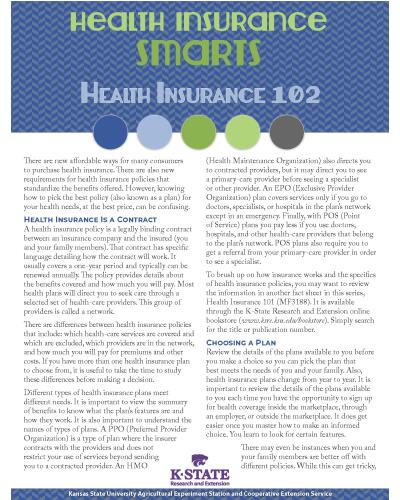 Health Insurance Smarts: Health Insurance 102