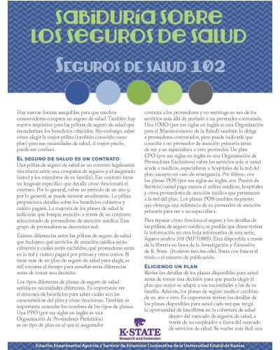 Spanish: Health Insurance 102