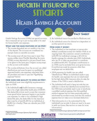 Health Insurance Smarts: Health Savings Accounts