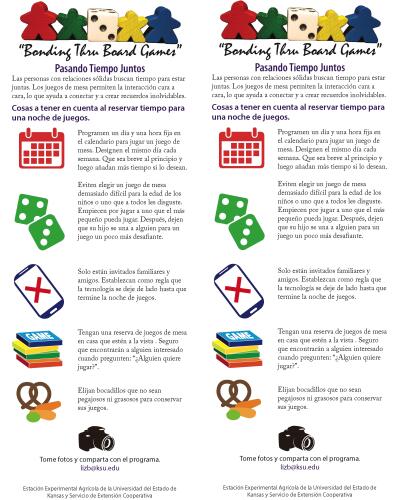 Spanish: Bonding Thru Board Games Six Traits Cards