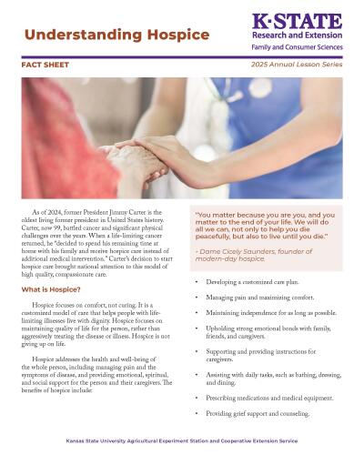 Understanding Hospice: Fact Sheet