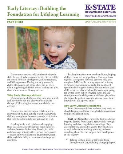 Early Literacy: Building the Foundation for Lifelong Learning, Fact Sheet