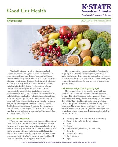 Good Gut Health, Fact Sheet