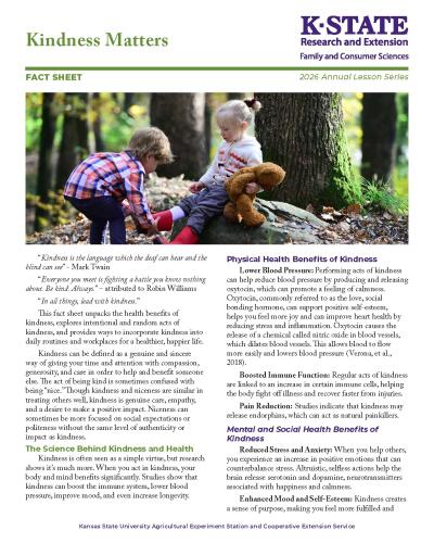 Kindness Matters, Fact Sheet