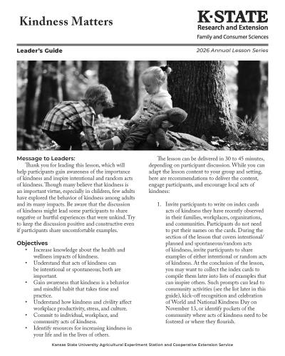 Kindness Matters, Leaders Guide