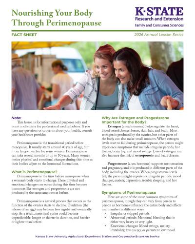 Nourishing Your Body Through Perimenopause, Fact Sheet